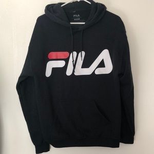 Black fila hoodie